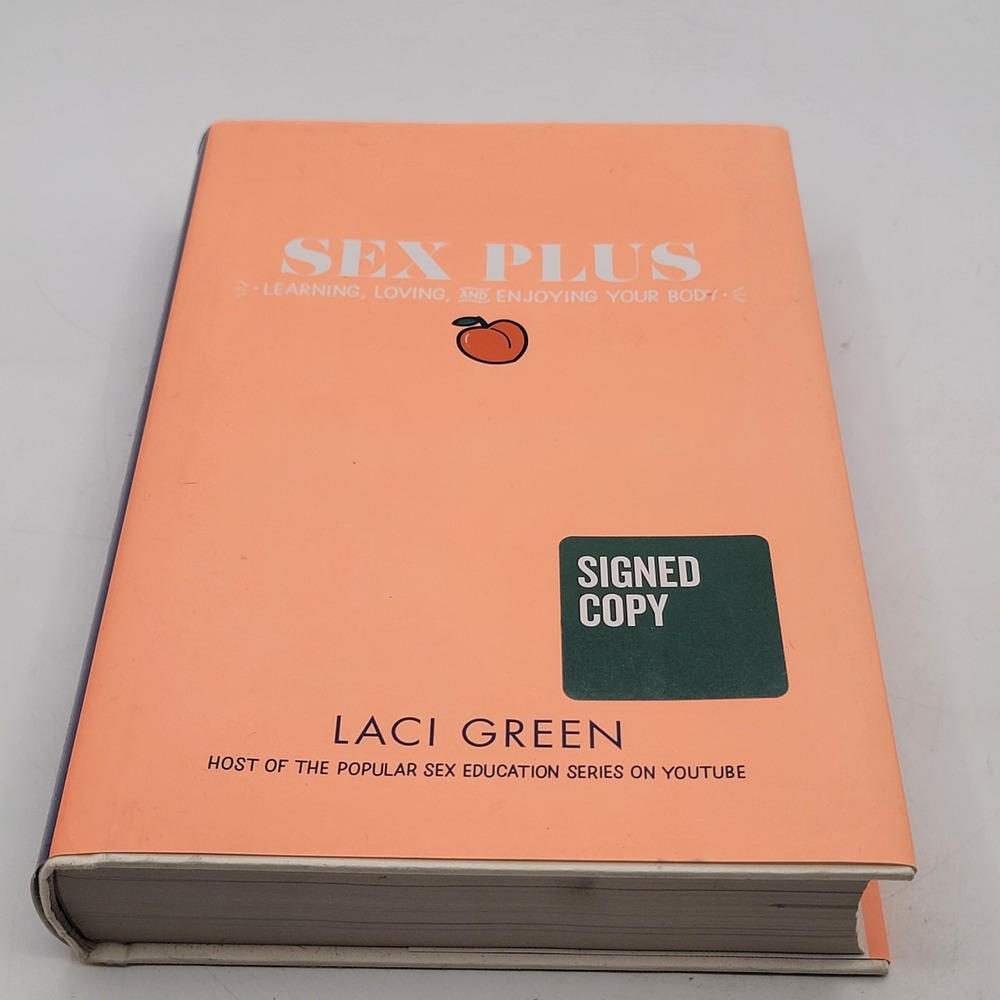 Laci Green Sex Plus Hardcover Signed Copy YouTube Sex Ed Guide Good
